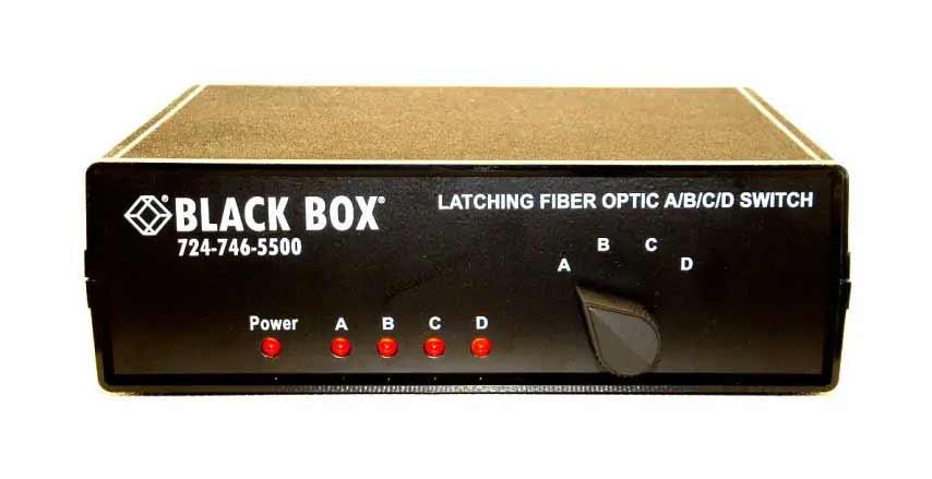 SW1006A-R2 Black Box Fiber Optic ABCD Switch (Refurbished)