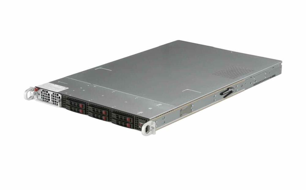 SYS-1026GT-TF-FM207 Supermicro SuperServer 1026GT-TF-FM207 Barebone System - 1U Rack-mountable - Intel 5520 Chipset - Socket B LGA-1366 - 2 x Processor Support - Black