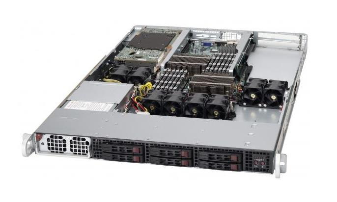 SYS-1026GT-TRF-FM309 Supermicro SuperServer 1026GT-TRF-FM309 Barebone System - 1U Rack-mountable - Intel 5520 Chipset - Socket B LGA-1366 - 2 x Processor Support - Black