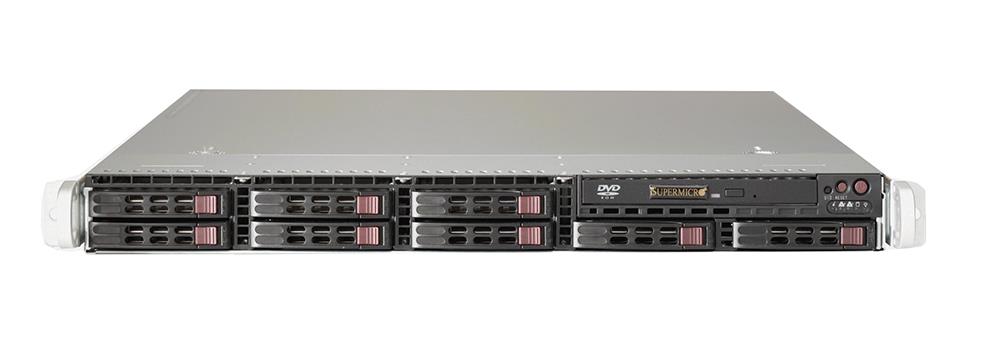 SYS-1027R-72RFTP Supermicro SuperServer 1027R-72RFTP Barebone System - 1U Rack-mountable - Intel C602 Chipset - Socket R LGA-2011 - 2 x Processor Support - Black (Refurbished)