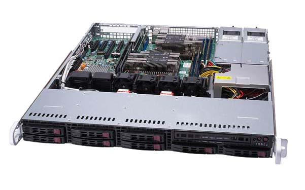 SYS-1029P-MTR Supermicro 1U Rackmount Server Intel C621 Dual Socket P LGA-3647 Xeon CPU Support 1TB DDR4-2666 ECC Max 8x 2.5" Bays RAID IPMI AST2500 2x GbE 2x 600W PSU