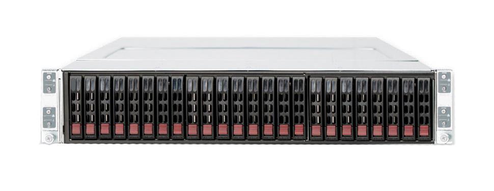 SYS-2027TR-HTQRF Supermicro SuperServer 2027TR-HTQRF Barebone System 2U Rack-mountable Intel C602 Chipset 4 Number of Node(s) Socket R LGA-2011 2 x Processor Support Black 256GB DDR3 SDRAM DDR3-1600/PC3-12800 Maximum RAM Support Serial ATA/600 RAID Supported Controller Matrox G200eW Integrated 6 x Total Bays 6 2.5" Bay(s) 1 x Total Expansion Slots Processor Support (Xeon) 2 x 1.62 kW