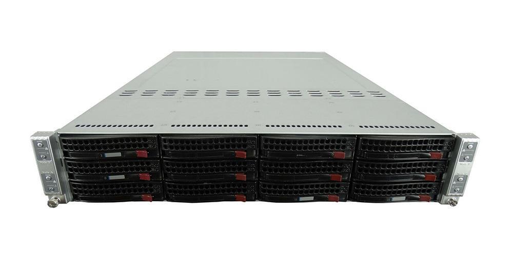 SYS-6026TT-GIBXRF Supermicro SuperServer 6026TT-GIBXRF Barebone System - 2U Rack-mountable - Intel 5520 Chipset - Socket B LGA-1366 - 2 x Processor Support - Black (Refurbished)