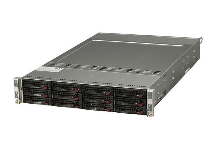 SYS-6026TT-H6RF Supermicro SuperServer 6026TT-H6RF Barebone System - 2U Rack-mountable - Intel 5520 Chipset - Socket B LGA-1366 - 2 x Processor Support - Black