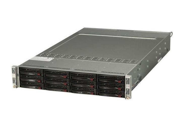 SYS-6026TT-HDIBQRF Supermicro SuperServer 6026TT-HDIBQRF Barebone System - 2U Rack-mountable - Intel 5520 Chipset - Socket B LGA-1366 - 2 x Processor Support - Black