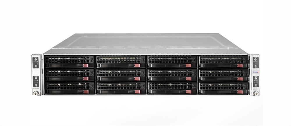 SYS-6028TP-HC1R Supermicro SuperServer 6028TP-HC1R Barebone System - 2U Rack-mountable - Intel C612 Chipset - 4 Number of Node(s) - Socket LGA 2011-v3 - 2 x Processor Support - Black