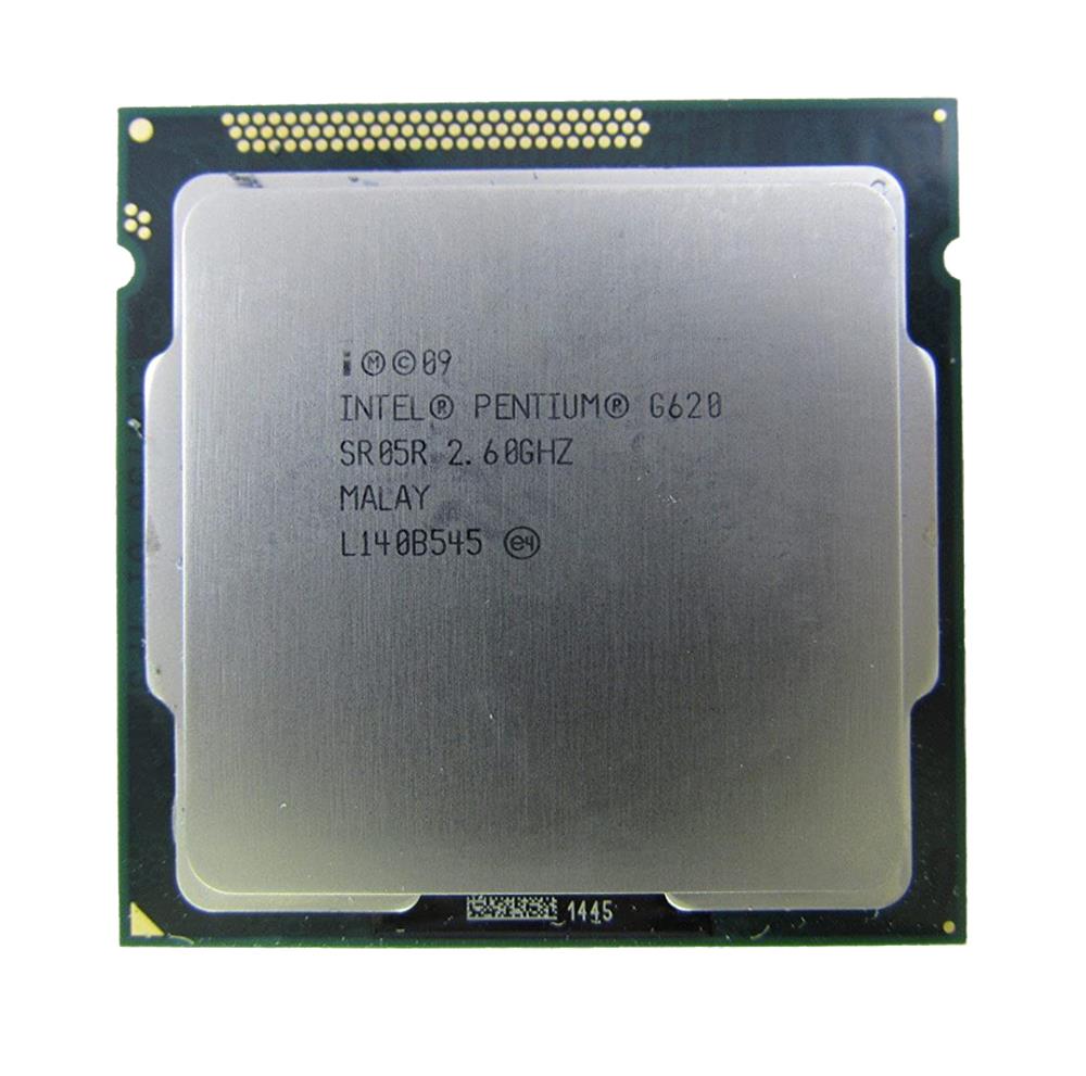 SR05R Intel Pentium G620 Dual Core 2.60GHz 5.00GT/s DMI 3MB L3 Cache Socket LGA1155 Desktop Processor