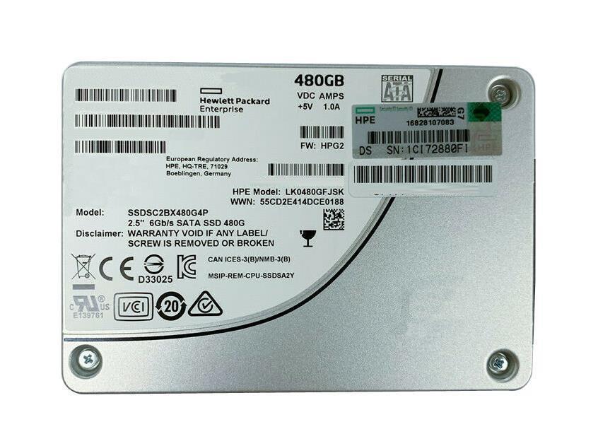 T3U03AV HPE 480GB SATA 6Gbps 2.5-inch Internal Solid State Drive (SSD)