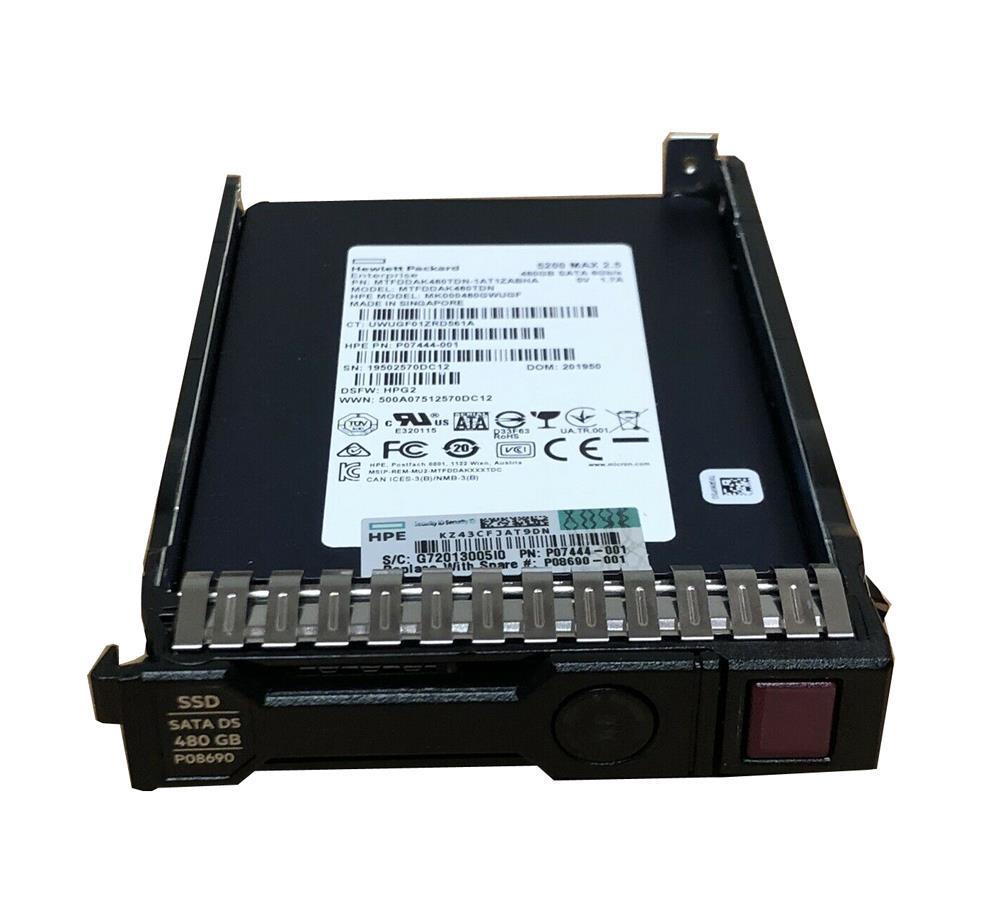 T3U04AV HPE 480GB SATA 6Gbps 2.5-inch Internal Solid State Drive (SSD)