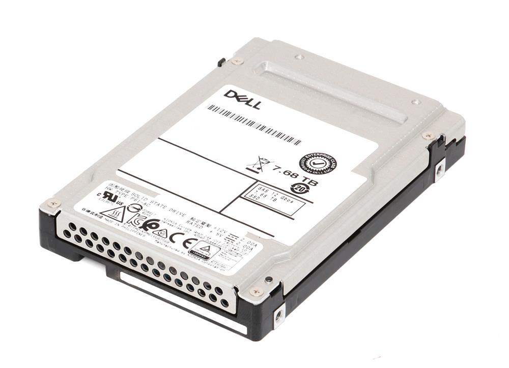 T41PW Dell 7.68TB 12Gb/s SAS Triple-Level Cell 2.5-inch Solid State Drive (SSD)