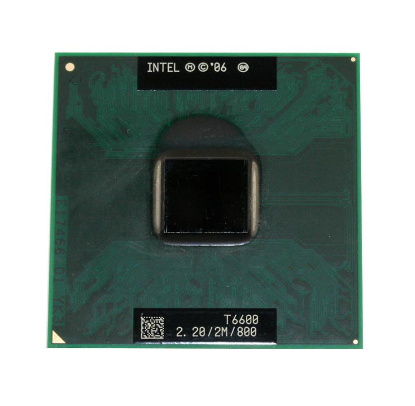 T6600 Intel Core 2 Duo 2.20GHz 800MHz FSB 2MB L2 Cache Mobile Processor