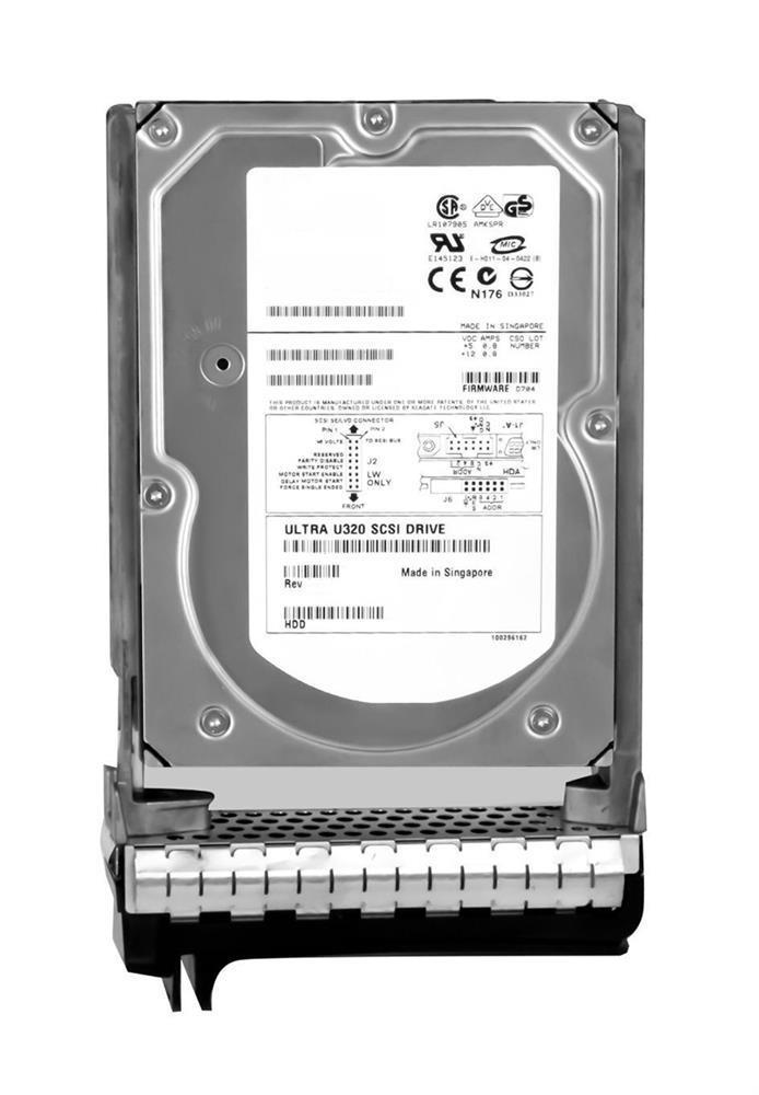 T9188 Dell 300GB 10000RPM Ultra-320 SCSI 68-Pin 3.5-inch Internal Hard Drive