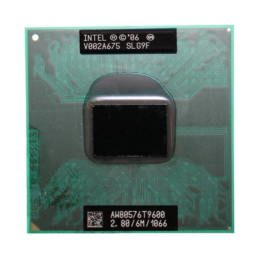 T9600 Intel Core 2 Duo 2.80GHz 1066MHz FSB 6MB L2 Cache Mobile Processor