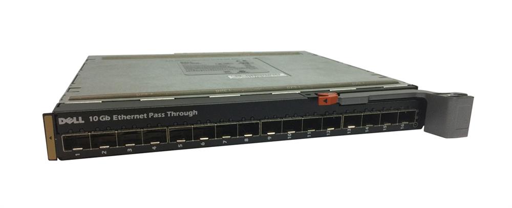 T997P Dell 16-Ports 10Gbps Gigabit Ethernet Pass Through Module for PowerEdge M1000e Blade Enclosure