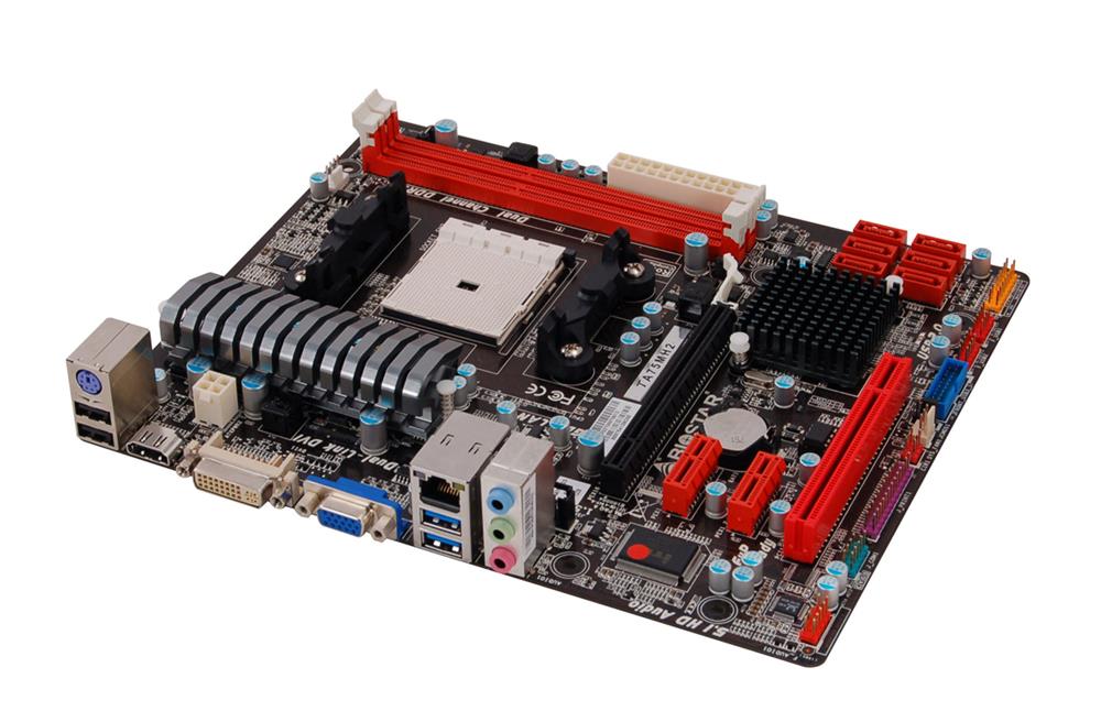 TA75MH2 Biostar Socket FM2 AMD A75 Chipset AMD A-Series/ AMD E2- Series/ AMD Athlon II X4 Processors Support DDR3 2x DIMM 6x SATA3 6.0Gb/s Micro-ATX Motherboard (Refurbished)