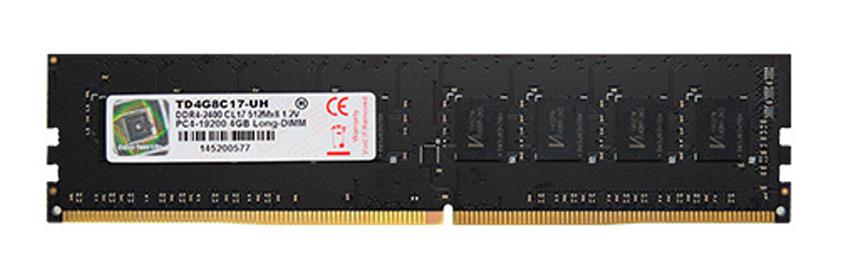 TD4G8C17-UH V-Color 4GB PC4-19200 DDR4-2400MHz non-ECC Unbuffered CL17 288-Pin DIMM 1.2V Single Rank Memory Module