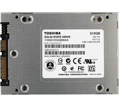 THNS512GG8BB Toshiba HG2 Series 512GB MLC SATA 3Gbps 2.5-inch Internal Solid State Drive (SSD)