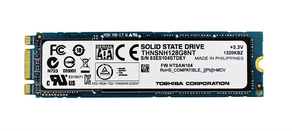 THNSNH128G8NT Toshiba HG5d Series 128GB MLC SATA 6Gbps M.2 2280 Internal Solid State Drive (SSD)