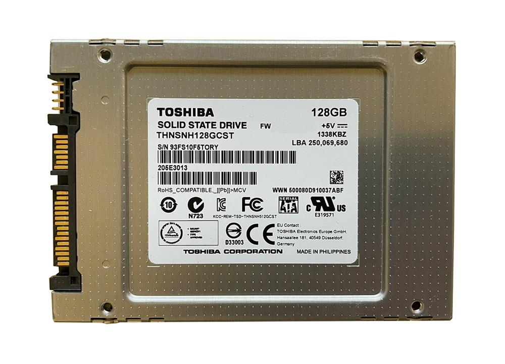 東芝2.5インチSSD THNSNH128GCST 128GB SATA接続 - 内蔵型SSD