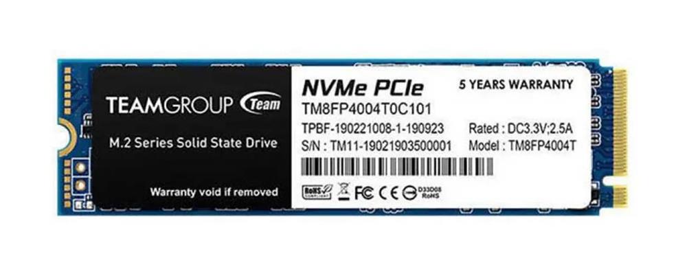 TM8FP4004T0C101 Team Group MP33 Series 512GB TLC PCI Express 3.0 x4 NVMe M.2 2280 Internal Solid State Drive (SSD)