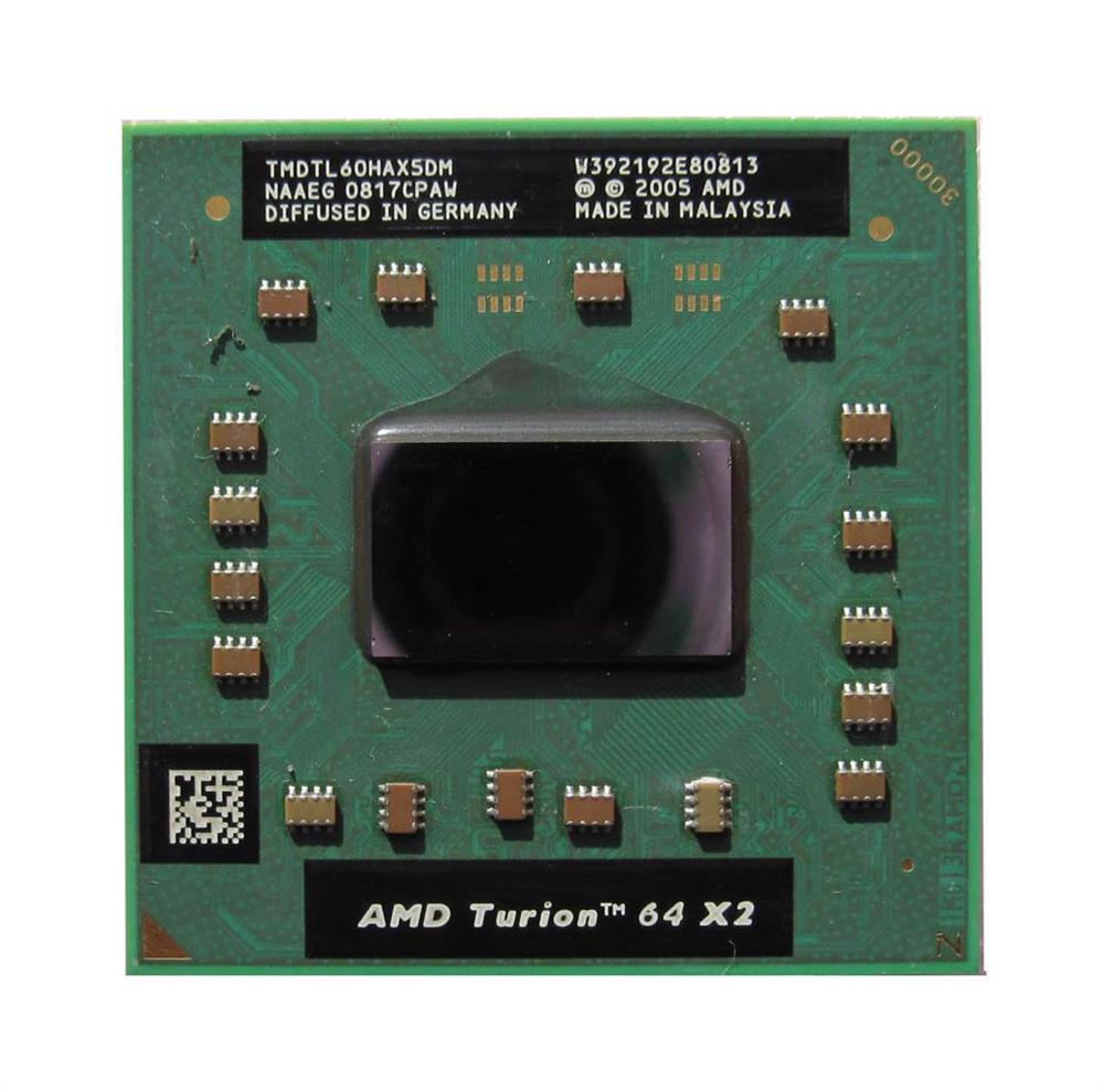 TMDTL60HAX5DM AMD Turion 64 X2 TL-60 Dual-Core 2.00GHz 1MB L2 Cache Socket S1 Mobile Processor