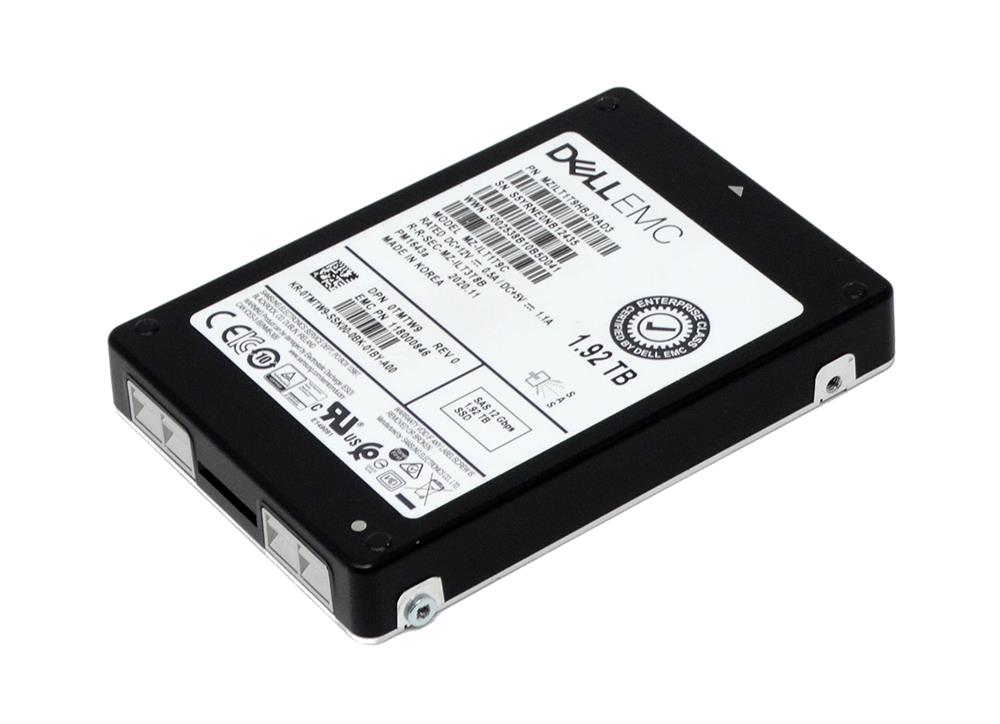 TMTW9 Dell 1.9TB SAS 12Gbps Read Intensive (512e) 2.5-inch Internal Solid State Drive (SSD)