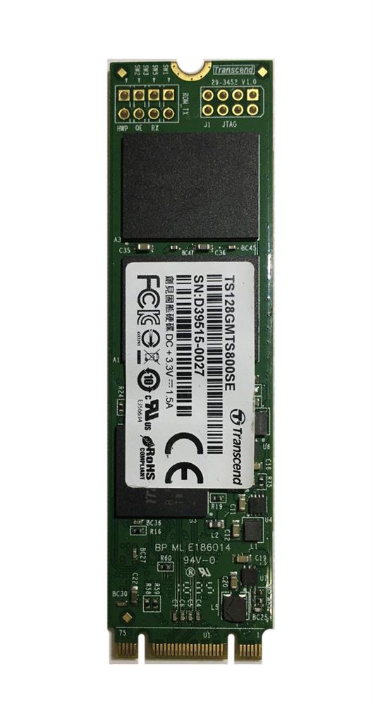 TS128GMTS800SE Transcend MTS800S 128GB MLC SATA 6Gbps M.2 2280 Internal Solid State Drive (SSD)