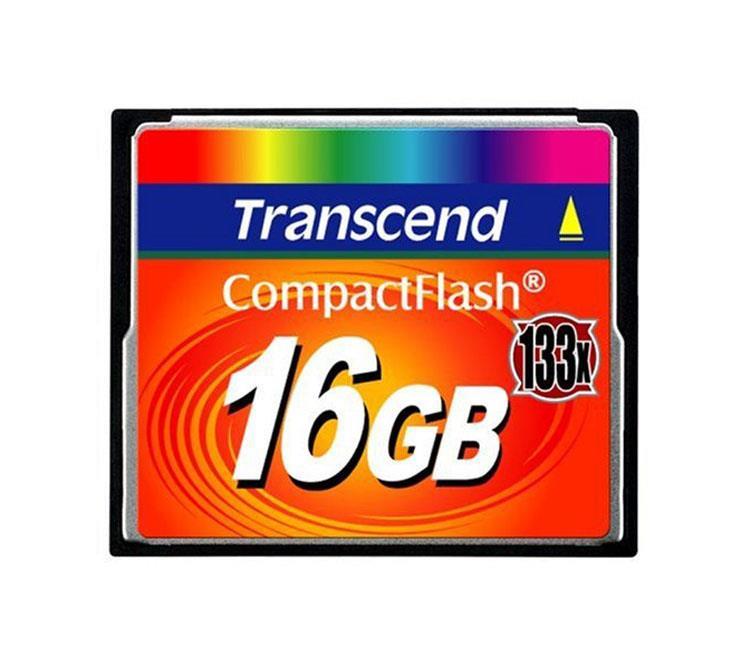 TS16GCF133 Transcend 16GB 133x CompactFlash (CF) Memory Card