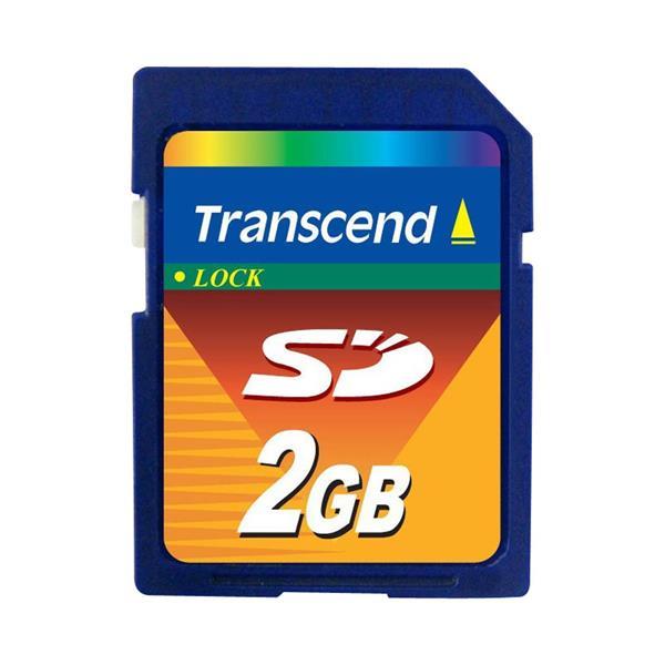 TS2GSDC-BK Transcend 2GB SD Flash Memory Card
