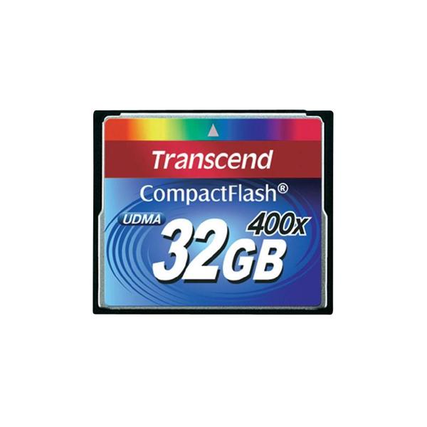TS32GCF400 Transcend 32GB 400x CompactFlash (CF) Memory Card Read