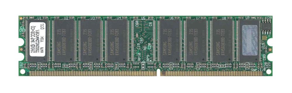 TS32MLD64V3F5 Transcend 256MB PC2700 DDR-333MHz non-ECC Unbuffered CL2.5 184-Pin DIMM 2.5V Memory Module