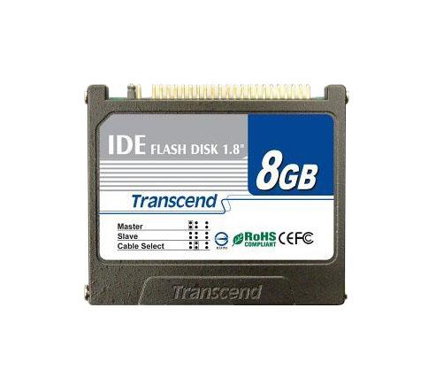 TS8GIFD18 Transcend IFD18 8GB SLC ATA/IDE (PATA) 44-Pin 1.8-inch Internal Solid State Drive (SSD)
