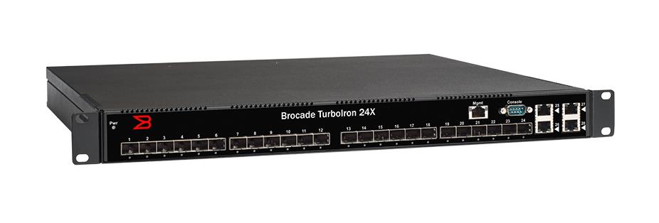 TURBOIRON-24X Brocade Turboiron 24X-Ac 24-Port 10Ge Sfp+ 4-Port Gigabit Switch (Refurbished)