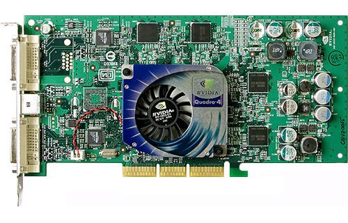 TW-06F389 Nvidia Quadro 4 700XGL 64MB DVI / TV-Out / VGA AGP Video Graphics Card