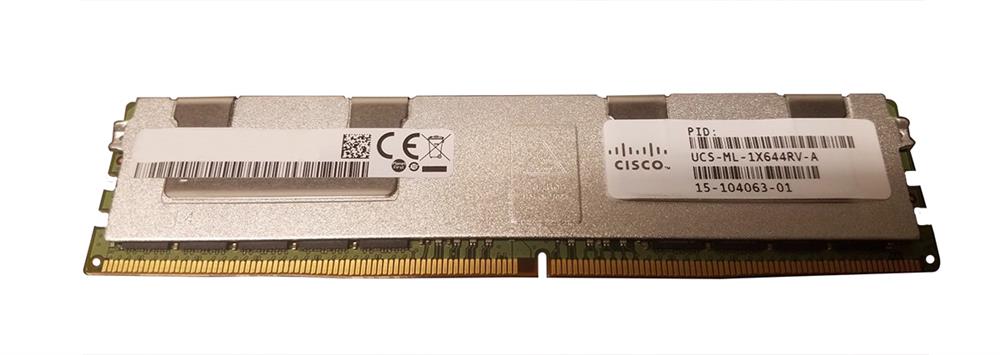 UCS-ML-1X644RV-A Cisco 64GB PC4-19200 DDR4-2400MHz Registered ECC CL17 288-Pin Load Reduced DIMM 1.2V Quad Rank Memory Module