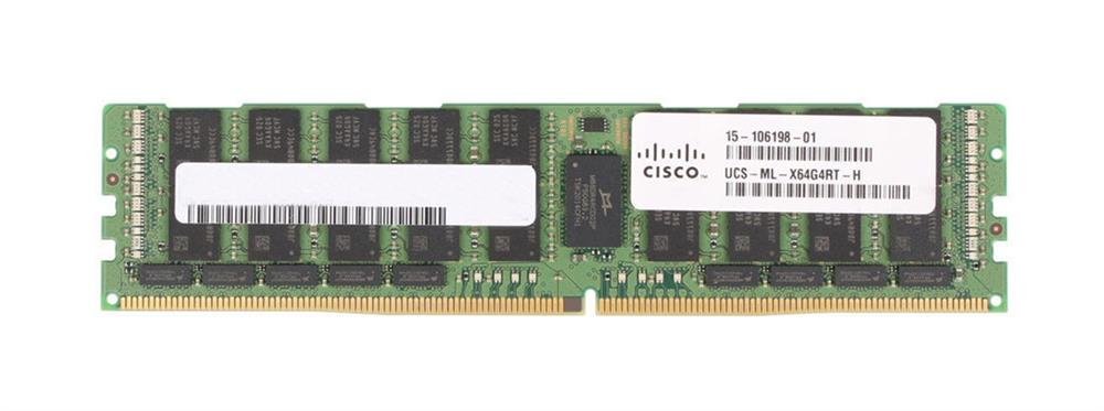 UCS-ML-X64G4RT-H-RF Cisco 64GB PC4-23400 DDR4-2933MHz Registered ECC CL21 288-Pin Load Reduced DIMM 1.2V Quad Rank Memory Module