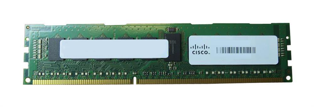 UCS-MR-1X081RV-A Cisco 8GB PC4-19200 DDR4-2400MHz Registered ECC CL17 288-Pin DIMM 1.2V Single Rank Memory Module