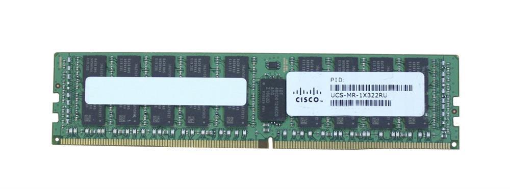 UCS-MR-1X322RU-A Cisco 32GB PC4-17000 DDR4-2133MHz Registered ECC CL15 288-Pin DIMM 1.2V Dual Rank Memory Module