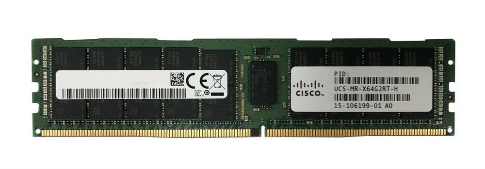 UCS-MR-X64G2RT-H Cisco 64GB PC4-23400 DDR4-2933MHz Registered ECC CL21 288-Pin DIMM 1.2V Dual Rank Memory Module