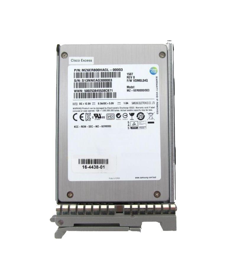 UCS-SD800G0KS2-EP Cisco Enterprise Performance 800GB eMLC SAS 6Gbps 2.5-inch Internal Solid State Drive (SSD) (SLED Mounted)