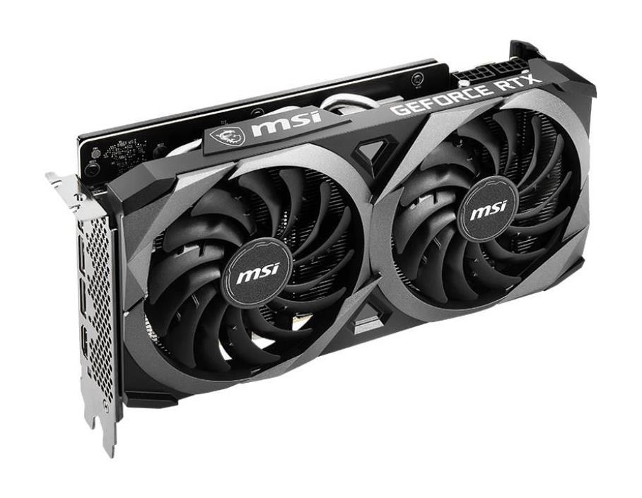 V505-084R MSI GeForce RTX3060Ti VENTUS 2X OC Nvidia GeForce RTX 3060 Ti 8GB GDDR5 256-Bit HDMI / 3x DisplayPort PCI-Express 4.0 Video Graphics Card