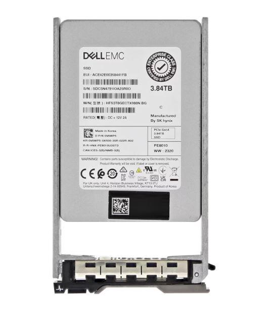 V6WP5 Dell 3.84TB Triple-Level Cell PCI Express NVMe 2.5-In SSD