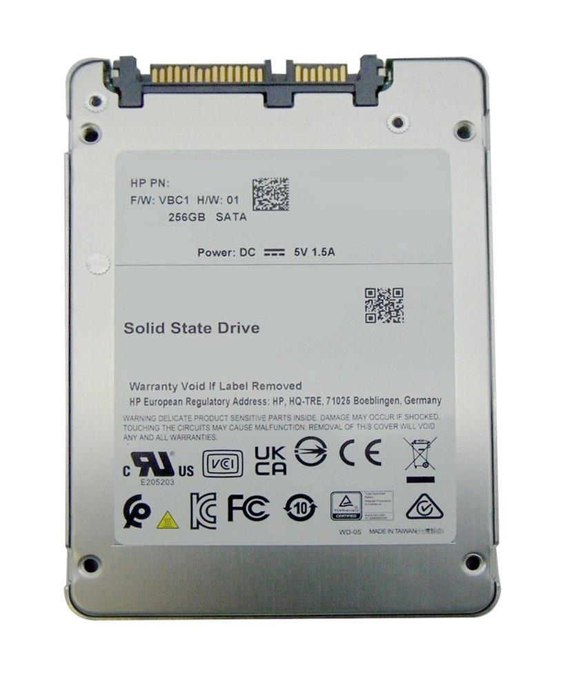 V9F74AV HP 256GB TLC SATA 6Gbps 2.5-inch Internal Solid State Drive (SSD) with Caddy