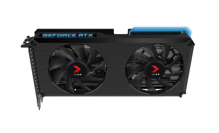 VCG306012DFBPB1 PNY Technologies Nvidia GeForce RTX 3060 12GB GDDR6 192-Bit HDMI / DisplayPort PCI-Express 4.0 x 16 Video Graphics Card