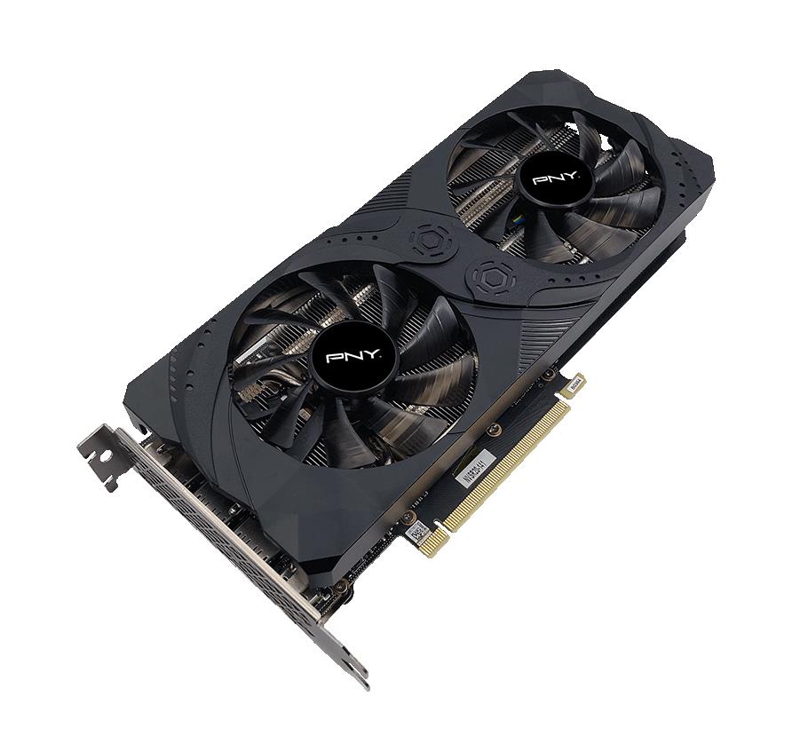 VCG3060T8LDFMPB PNY Nvidia GeForce RTX 3060 Ti 8GB GDDR6 256-Bit HDMI / DisplayPort PCI-Express 4.0 x16 Video Graphics Card
