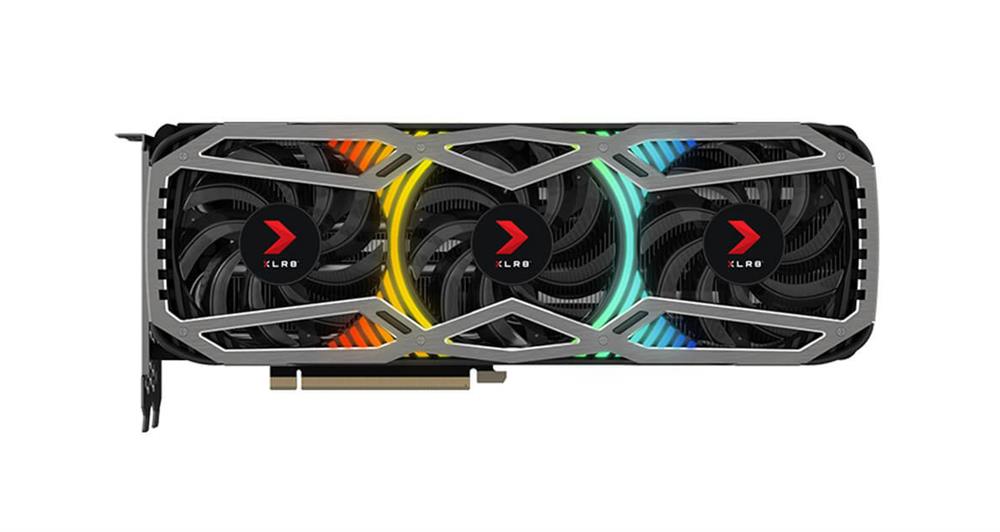 VCG308012LTFXPPB1 PNY Technologies Nvidia GeForce RTX 3080 12GB GDDR6X 384-Bit HDMI / DisplayPort PCI-Express 4.0 x 16 Video Graphics Card