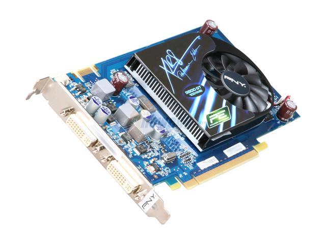 VCG98GTEE1XPB PNY GeForce 9800 GT 1GB 256-Bit DDR3 PCI Express 2.0 x16 Dual-Link DVI/ HDCP Ready/ SLI Support Video Graphics Card