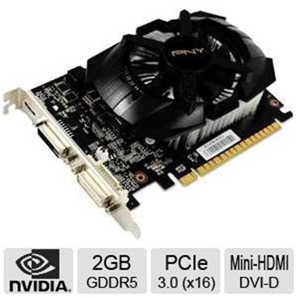 VCGGTX650XPB PNY nVidia GeForce GTX 650 2GB 128-Bit GDDR5 PCI Express 3.0 x16 DVI/ Mini-HDMI Video Graphics Card