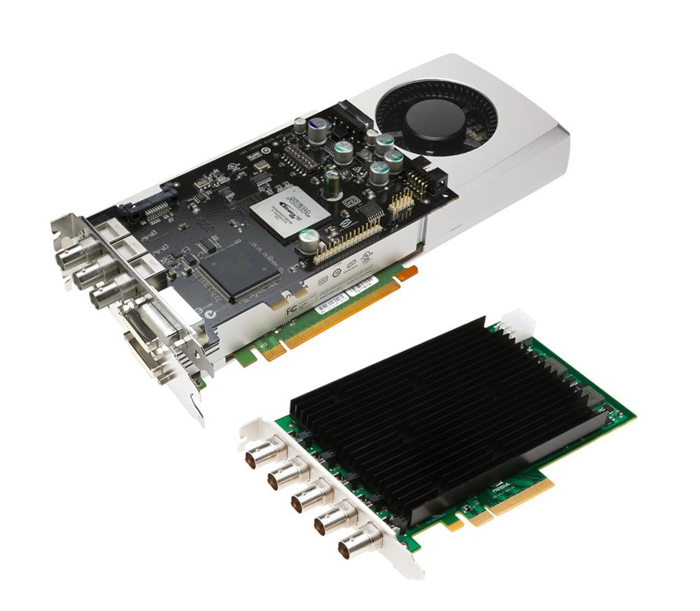 VCQFX5800SDI-I/O-PB PNY Quadro FX 5800 SDI 4GB 512MB-Bit GDDR3 PCI Express 2.0 x16 Dual DVI/ DisplayPort Video Graphics Card