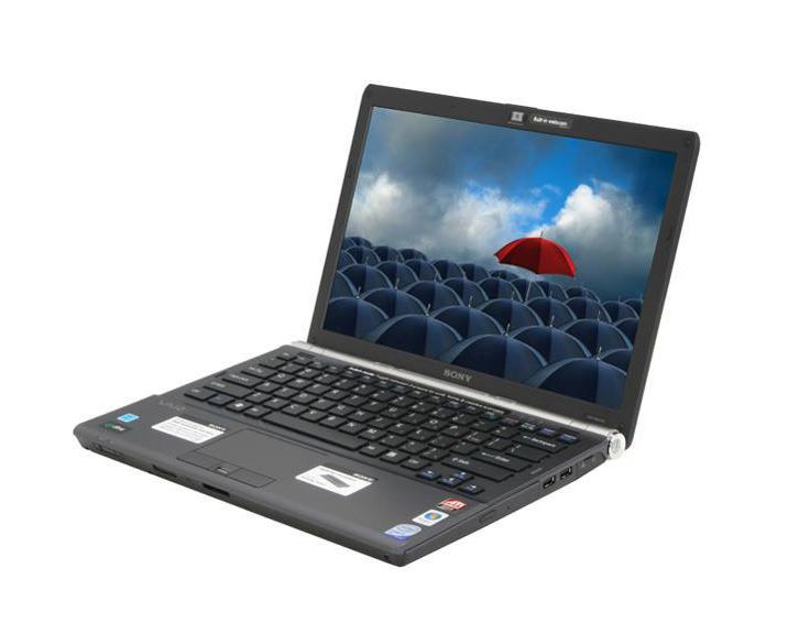 VGN-SR130N/B Sony VAIO Notebook-Intel Core 2 Duo P8400 2.26GHz Processor 2GB Memory 250GB Hard Drive WiFi 56K Network Interface Card 13.3-Inch Display (Refurbished)